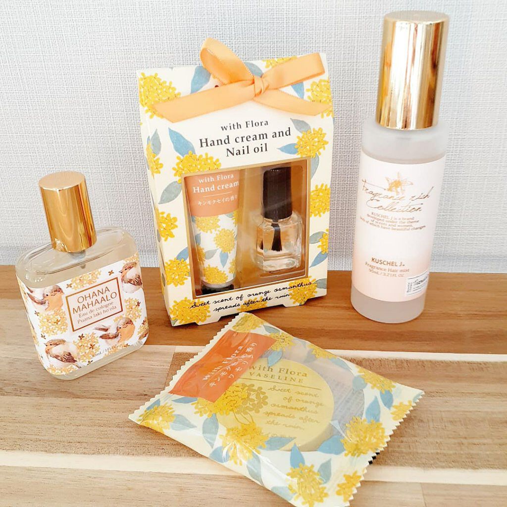 OHANA MAHAALO オハナ・マハロ　オーデコロン〈プアナラキ　ホオラ〉のクチコミ「■最近買ったコスメ🌼
#金木犀 づくし

去年、モタモタして
買いそびれた反動で、
今年は迷っ.....」（1枚目）