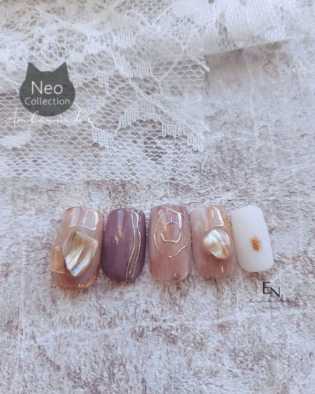 ネコジェル ワンステップジェル/ネオコレクション/ジェルネイルを使ったクチコミ（1枚目）