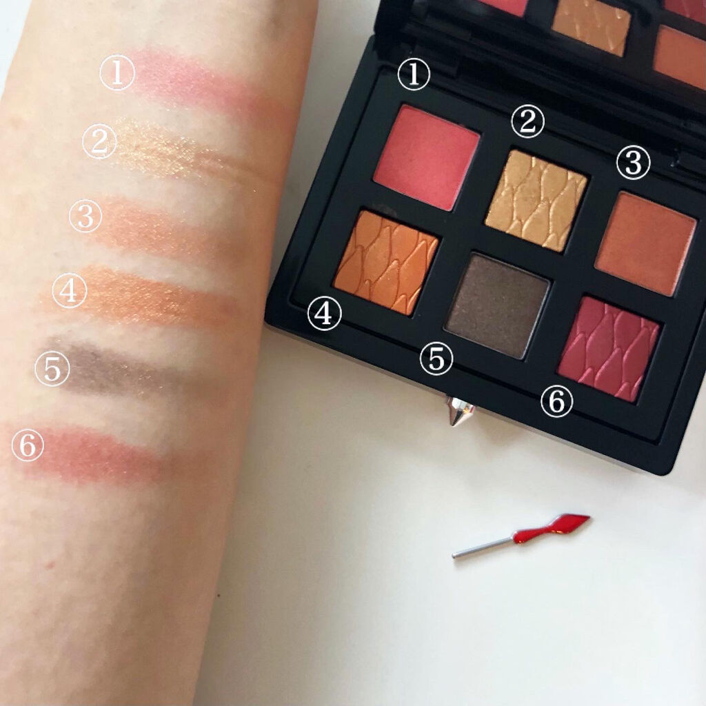 ラパレット ローズピガール/クリスチャン ルブタン/アイシャドウパレットを使ったクチコミ（3枚目）