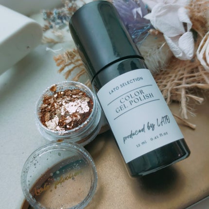 color gel polish/LATO online/ジェルネイルを使ったクチコミ(4枚目)