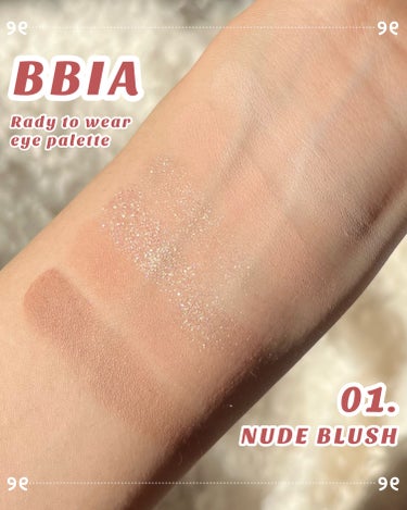 ‎𓊆 BBIA eye palette 𓊇

デイリーメイクにおすすめのアイシャドウ♥

:

BBIA ▷ ▷  レディートゥーウェアアイパレット

01.ヌードブラッシュ

淡いピンクベージュアイパ