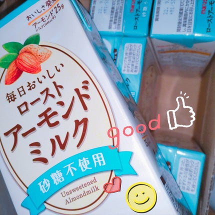 毎日おいしいローストアーモンドミルク 砂糖不使用/マルサンアイ/オーツ・アーモンドミルクを使ったクチコミ(1枚目)