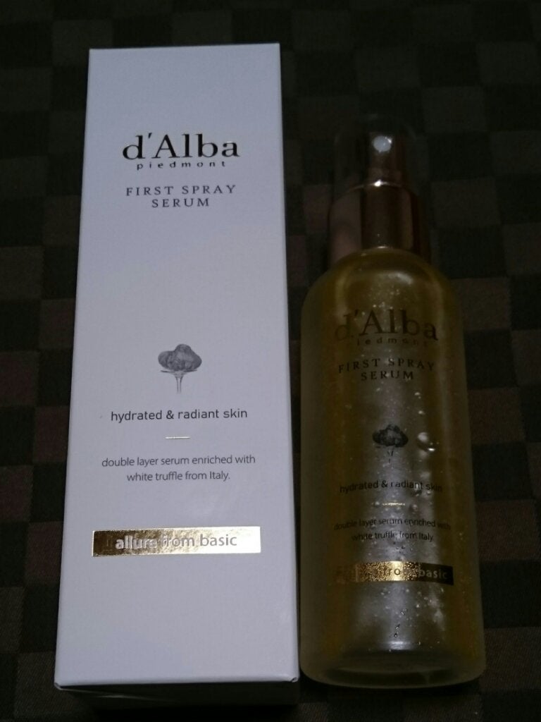 ダルバ ホワイトトリュフファーストスプレーセラム/ダルバ/ミスト状化粧水を使ったクチコミ(1枚目)
