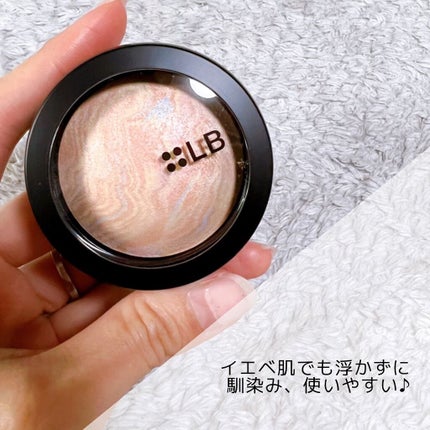 マーブルハイライター/LB/パウダーチークを使ったクチコミ(4枚目)