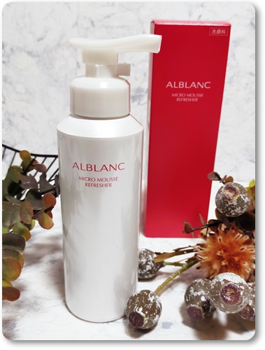 マイクロムース リフレッシャー/ALBLANC/泡洗顔を使ったクチコミ（1枚目）