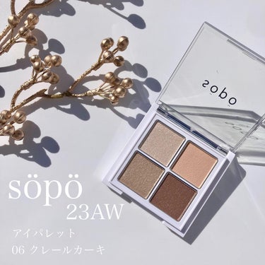 アイパレット/sopo/アイシャドウパレットを使ったクチコミ（1枚目）