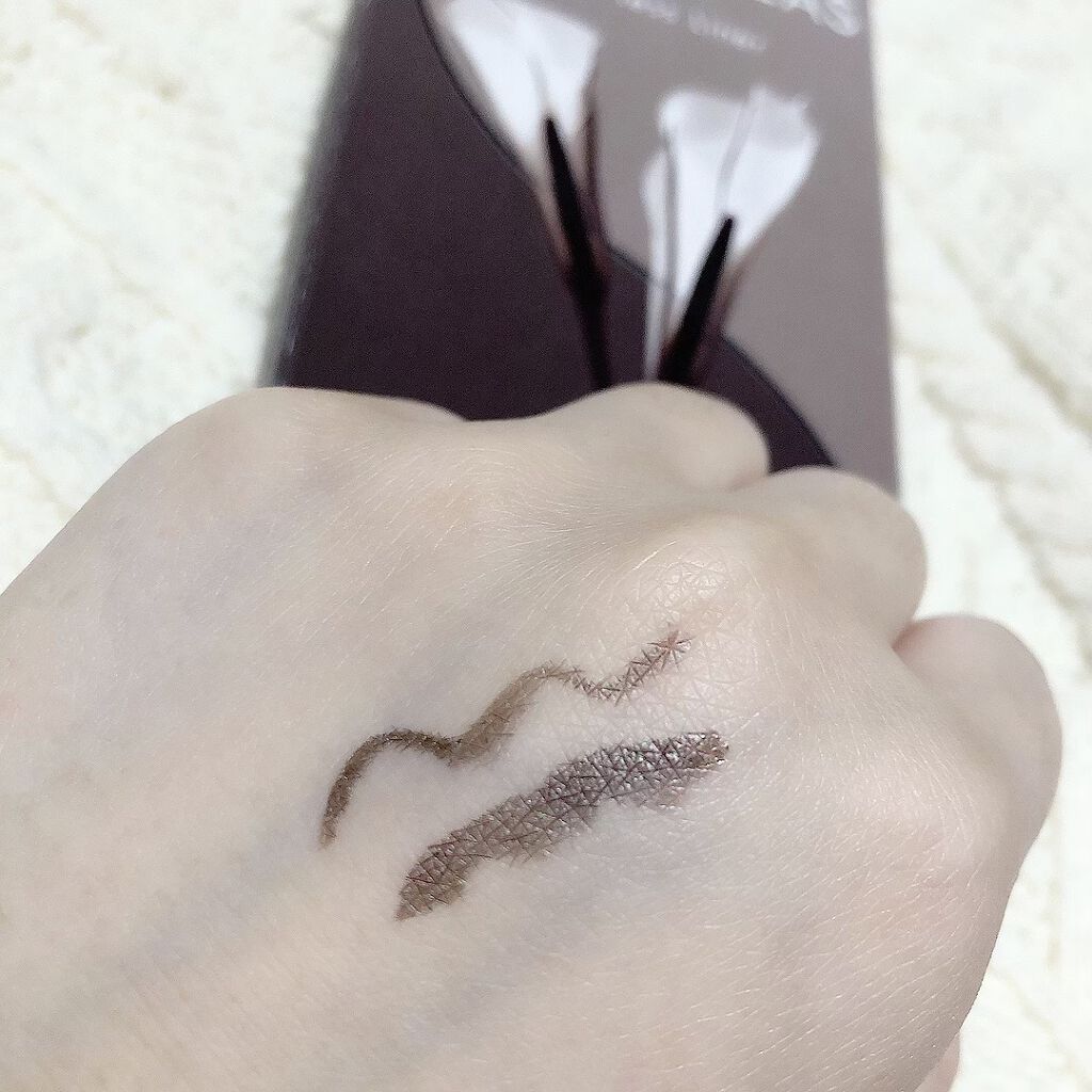 スキルレスライナー/LUMIURGLAS/リキッドアイライナーを使ったクチコミ（2枚目）