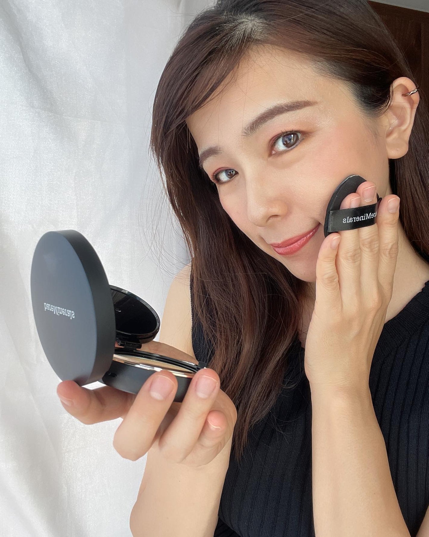 オリジナル ピュア セラム カバーアップ クッション/bareMinerals/クッションファンデーションを使ったクチコミ(3枚目)