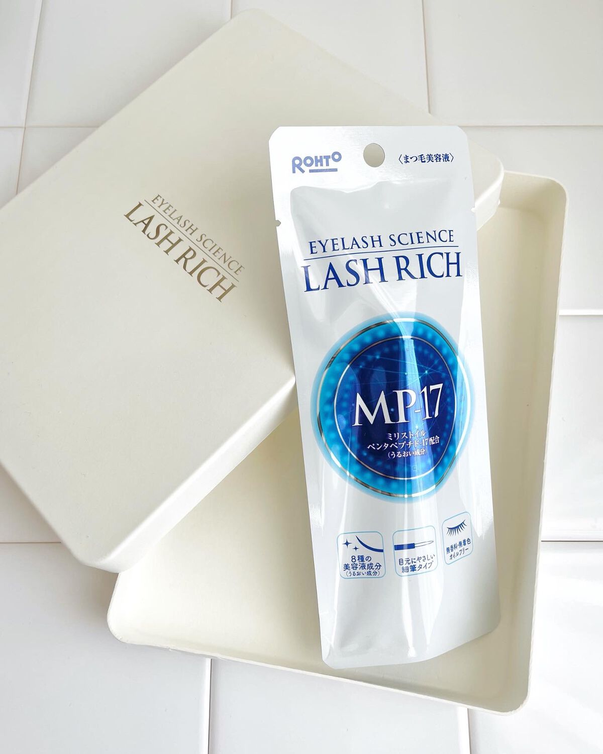 ラッシュリッチアイラッシュセラム/ロート製薬/まつげ美容液を使ったクチコミ(5枚目)