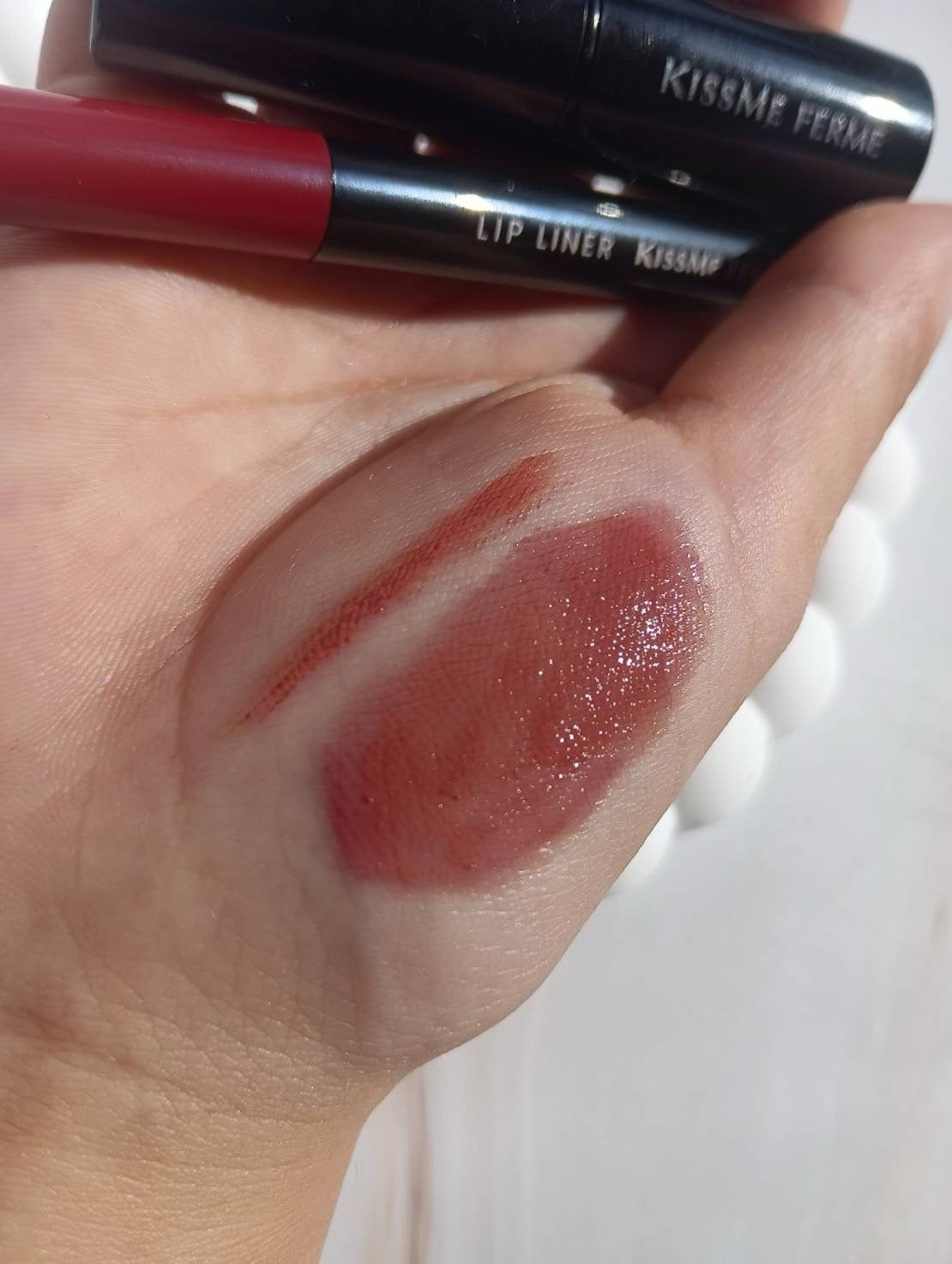 キスミー フェルム ミセイロルージュ/キスミー フェルム/口紅を使ったクチコミ(2枚目)