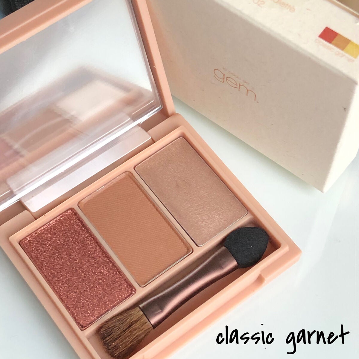 gemini eye palette/la peau de gem./アイシャドウパレットを使ったクチコミ(3枚目)