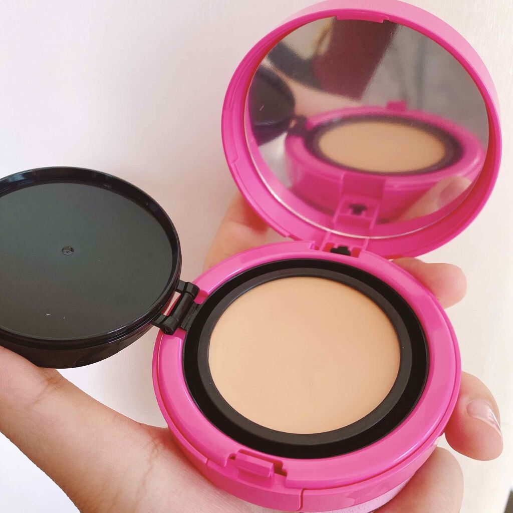 PINK CREAMY COMPACT FOUNDATION/3CE/クリーム・エマルジョンファンデーションを使ったクチコミ（2枚目）