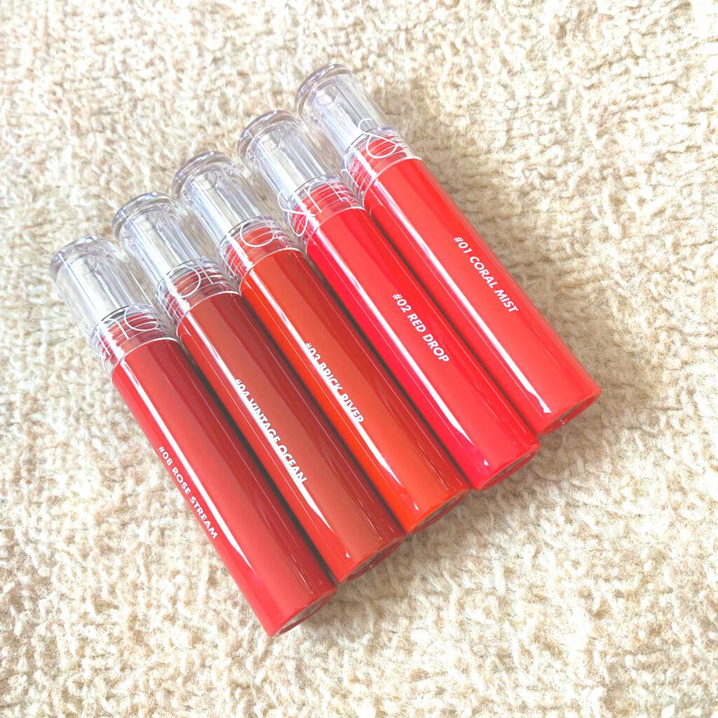 グラスティングウォーターティント/rom&nd/リップティントを使ったクチコミ（1枚目）