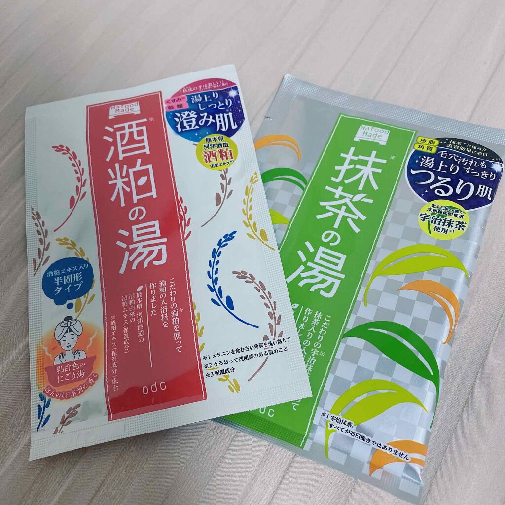 ワフードメイド　宇治抹茶の湯/pdc/保湿系入浴剤を使ったクチコミ（1枚目）