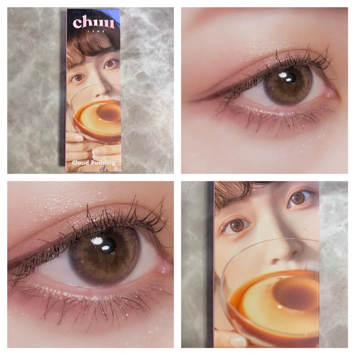 Cloud Pudding /chuu LENS/カラーコンタクトレンズを使ったクチコミ(3枚目)