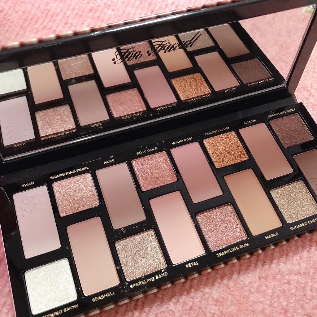 ボーン ディス ウェイ ザ ナチュラル ヌード アイシャドウ パレット/Too Faced/アイシャドウパレットを使ったクチコミ(1枚目)