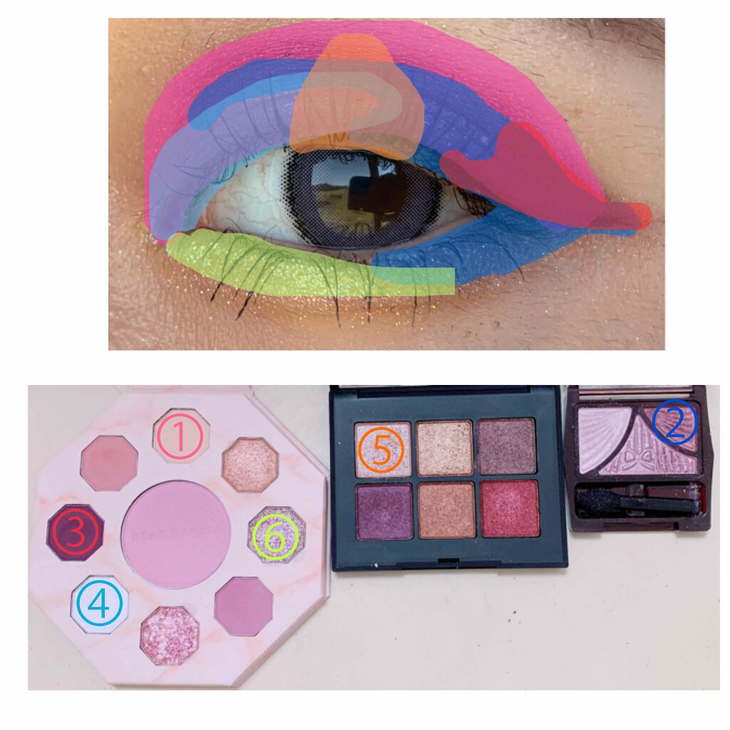 ジューシーピュアアイズ/キャンメイク/アイシャドウパレットを使ったクチコミ(4枚目)