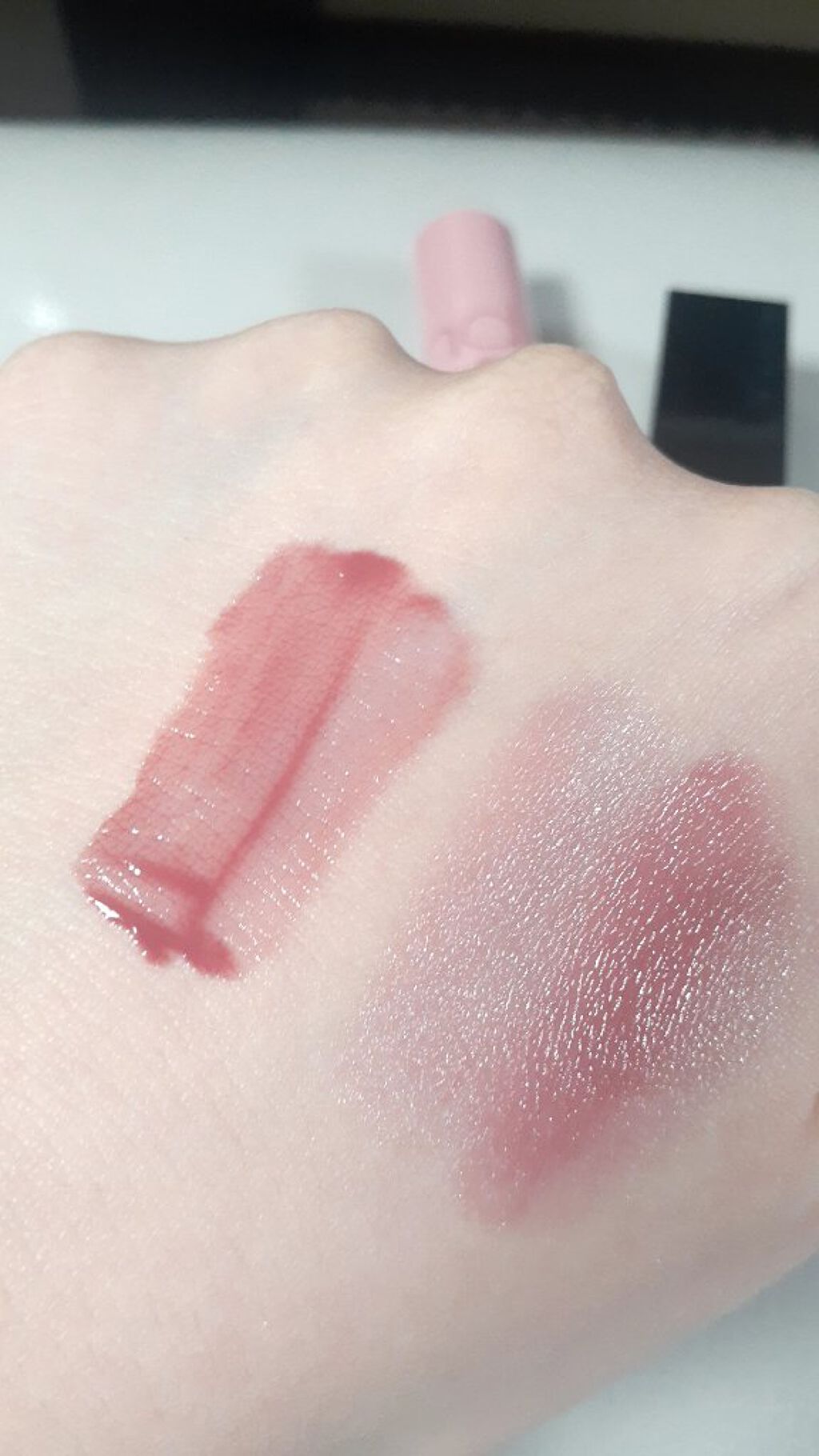 ジューシーラスティングティント/rom&nd/リップティントを使ったクチコミ（3枚目）