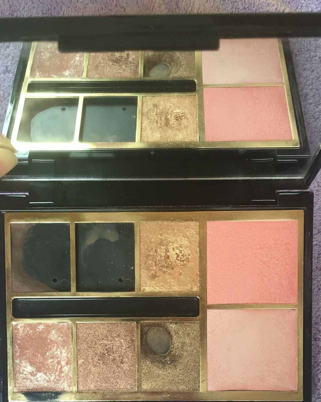 e_r_i on LIPS 「毎日使ってるコスメアイシャドとチークが入って便利アイシャドはし..」(2枚目)