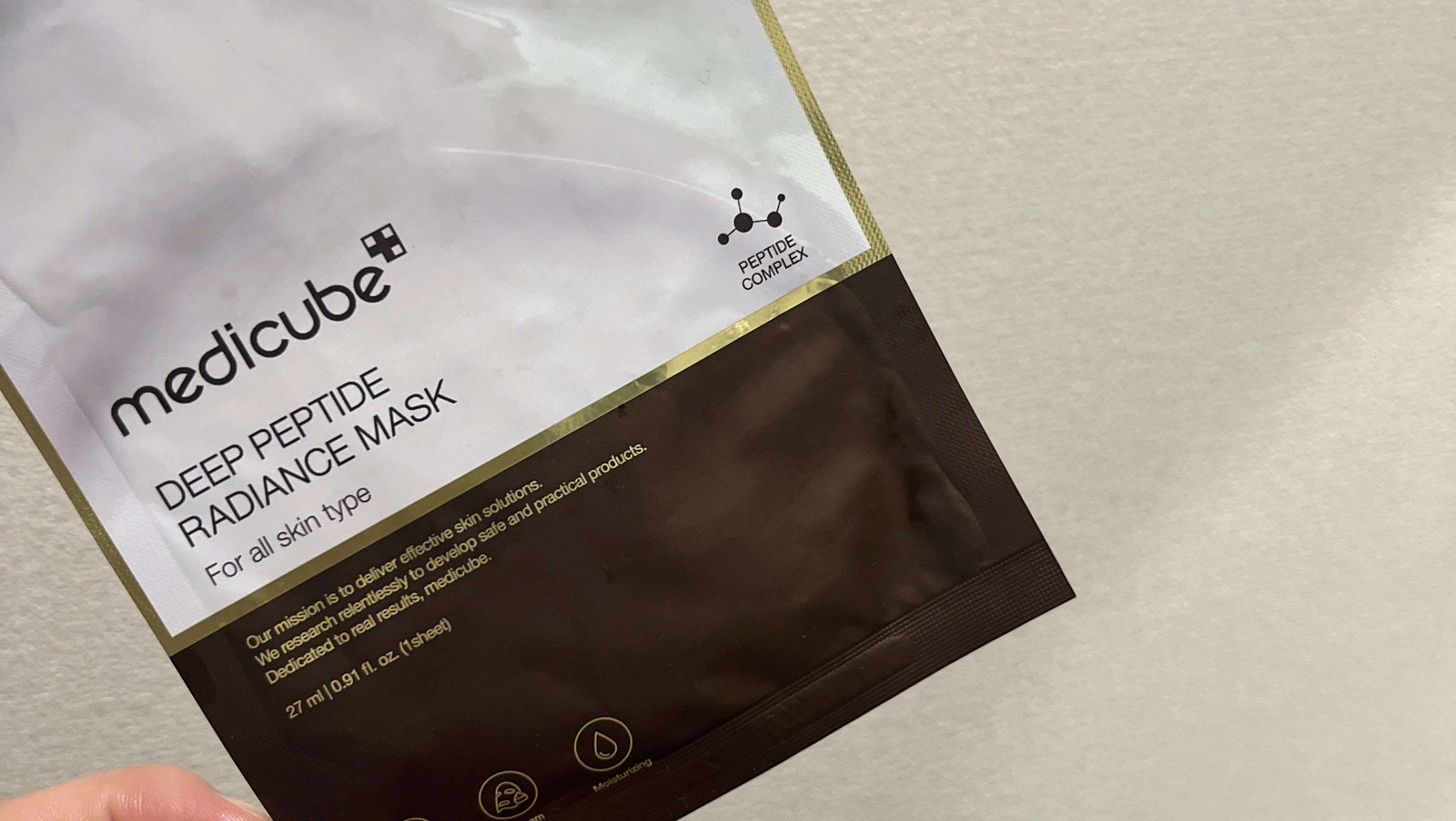 ディープペプチドマスク/MEDICUBE/シートマスク・パックを使ったクチコミ（1枚目）