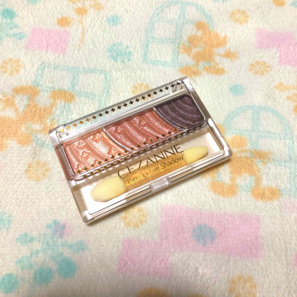 トーンアップアイシャドウ/CEZANNE/アイシャドウパレットを使ったクチコミ(1枚目)