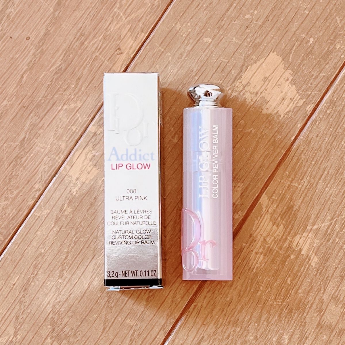 ディオール アディクト リップ グロウ 008 ウルトラ ピンク/Dior/リップバームを使ったクチコミ（1枚目）