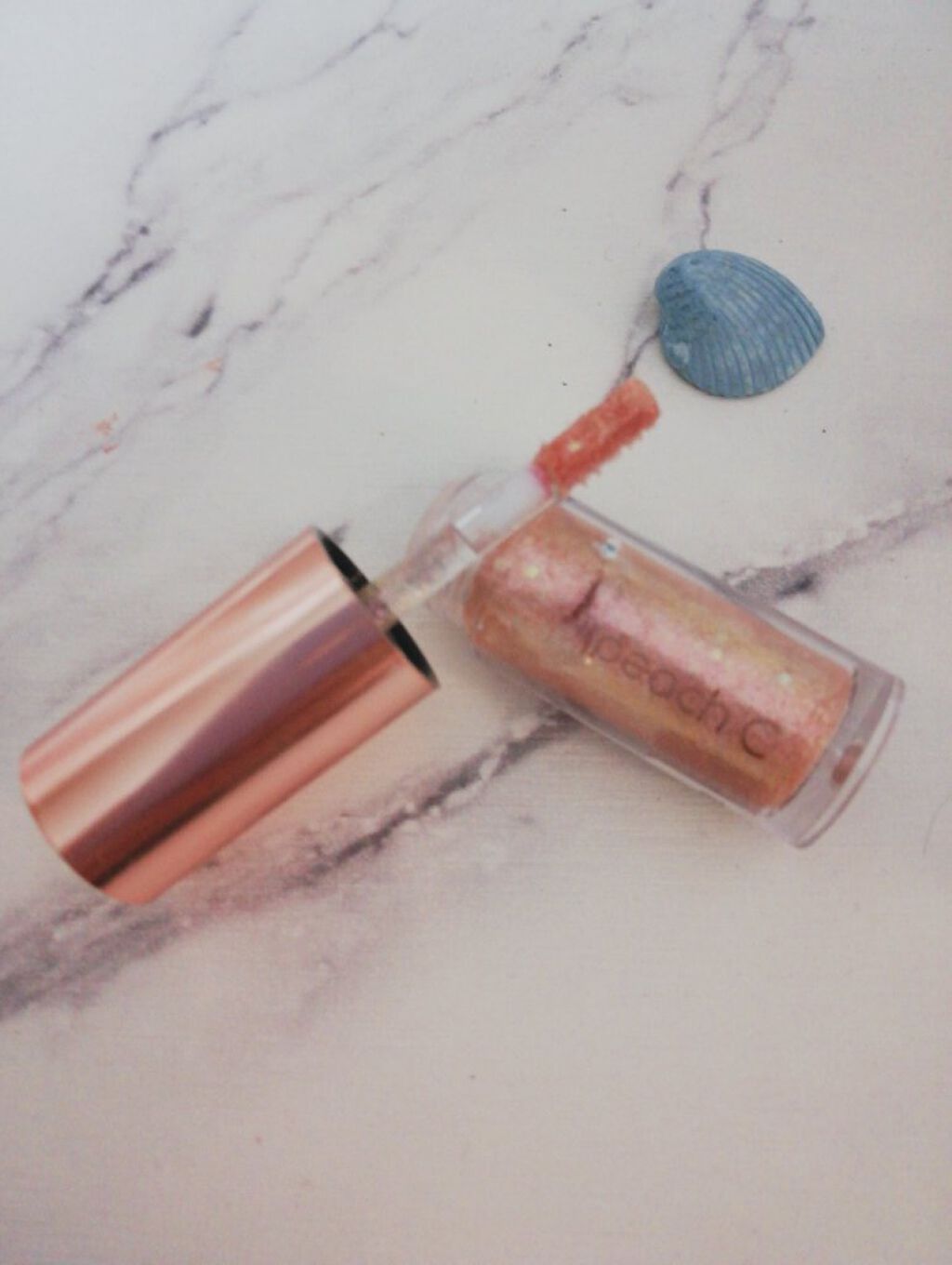 シャンパンアイグリッター/Peach C/グリッターを使ったクチコミ（2枚目）