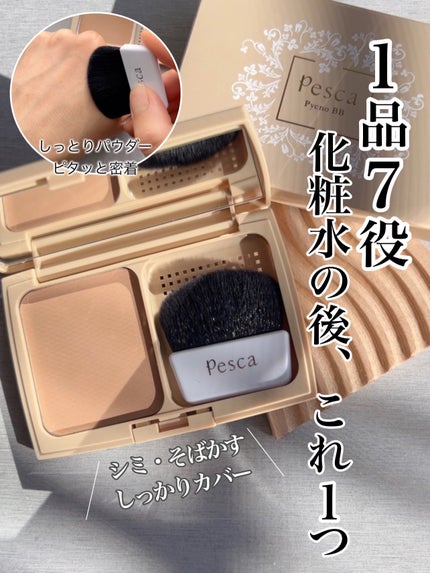 Pesca(ペスカ) ピクジェリークセラムパウダリーBB-SPのクチコミ「Pesca ペスカ
ピクジェリーク セラム パウダリーBB -EX 
《感動の素肌感とカバ.....」(1枚目)
