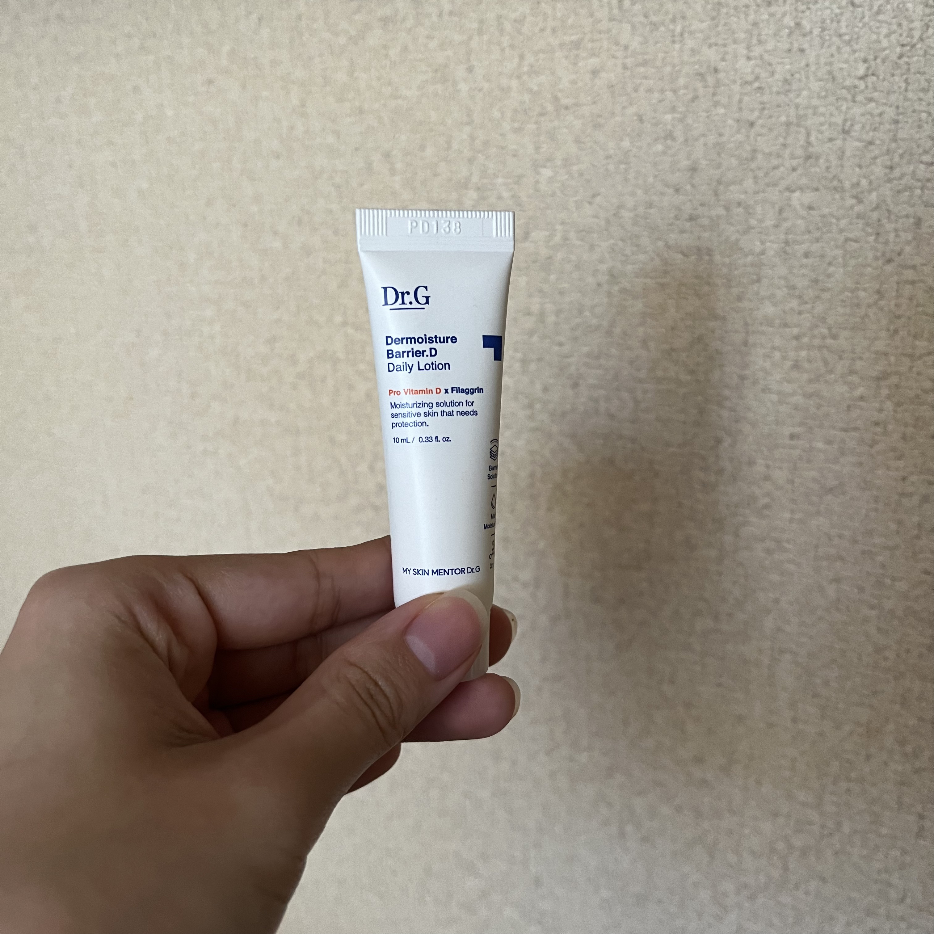 Dr.G ザ・モイスチャーバリアDデイリーローションのクチコミ「♡Dr.G ザモイスチャーバリアDデイリーローション♡


#試供品 

ビタミンDが入ってい.....」（1枚目）