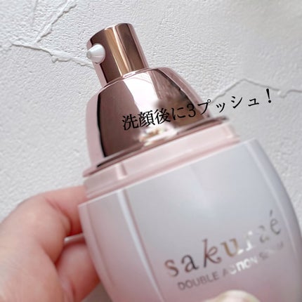 試してみた】 ダブルアクションセラム サクラエ(sakuraé)の 試してみた】 ダブルアクションセラム サクラエ(sakuraé)の