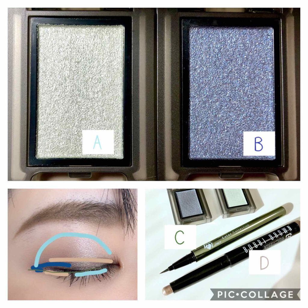 セルヴォーク ヴォランタリー アイズ 22 ミッドナイトブルー/Celvoke/単色アイシャドウを使ったクチコミ（2枚目）