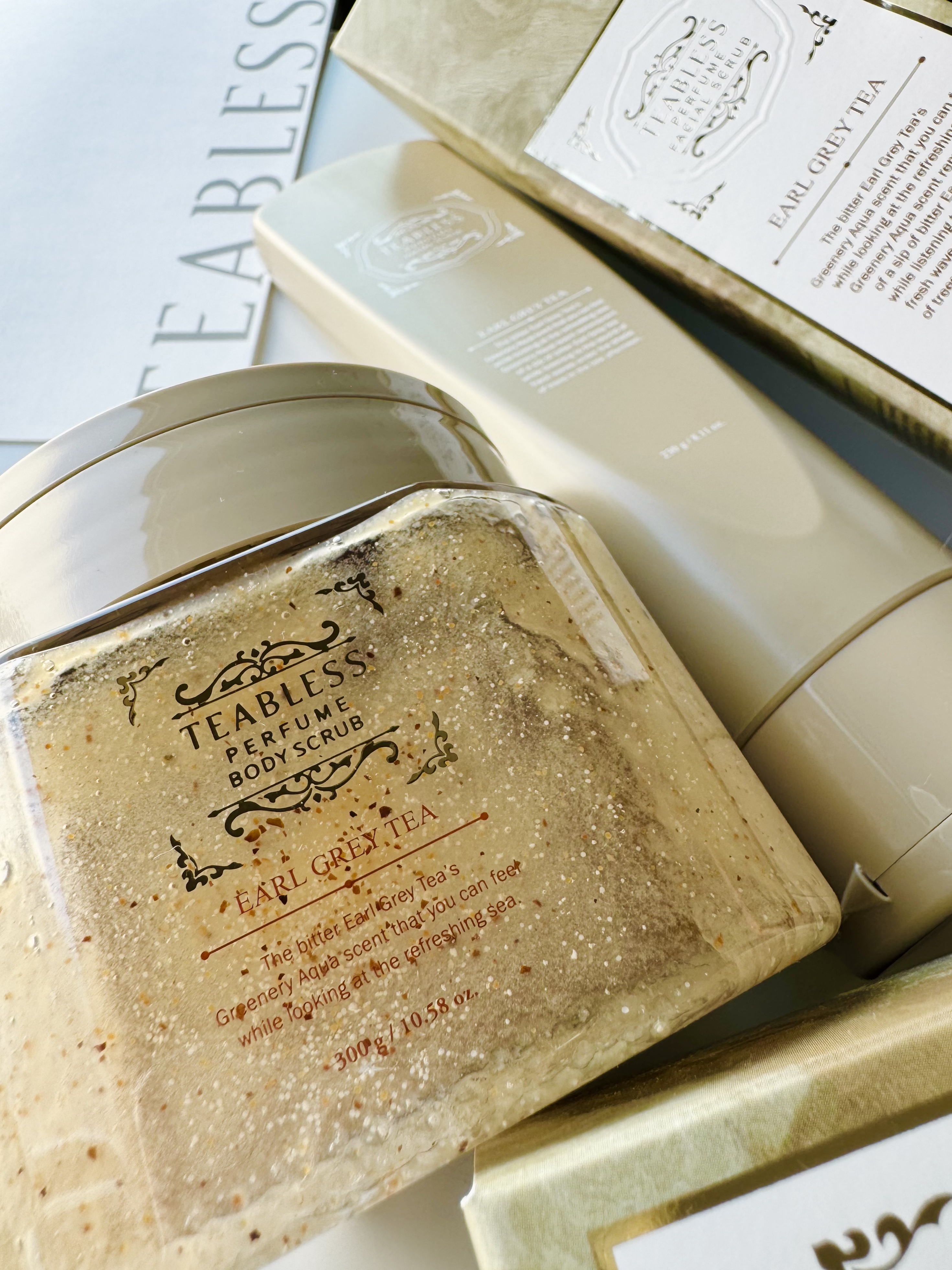 アールグレイティージャム フェイシャルピーリングスクラブ/TEABLESS/スクラブ・ゴマージュを使ったクチコミ（3枚目）