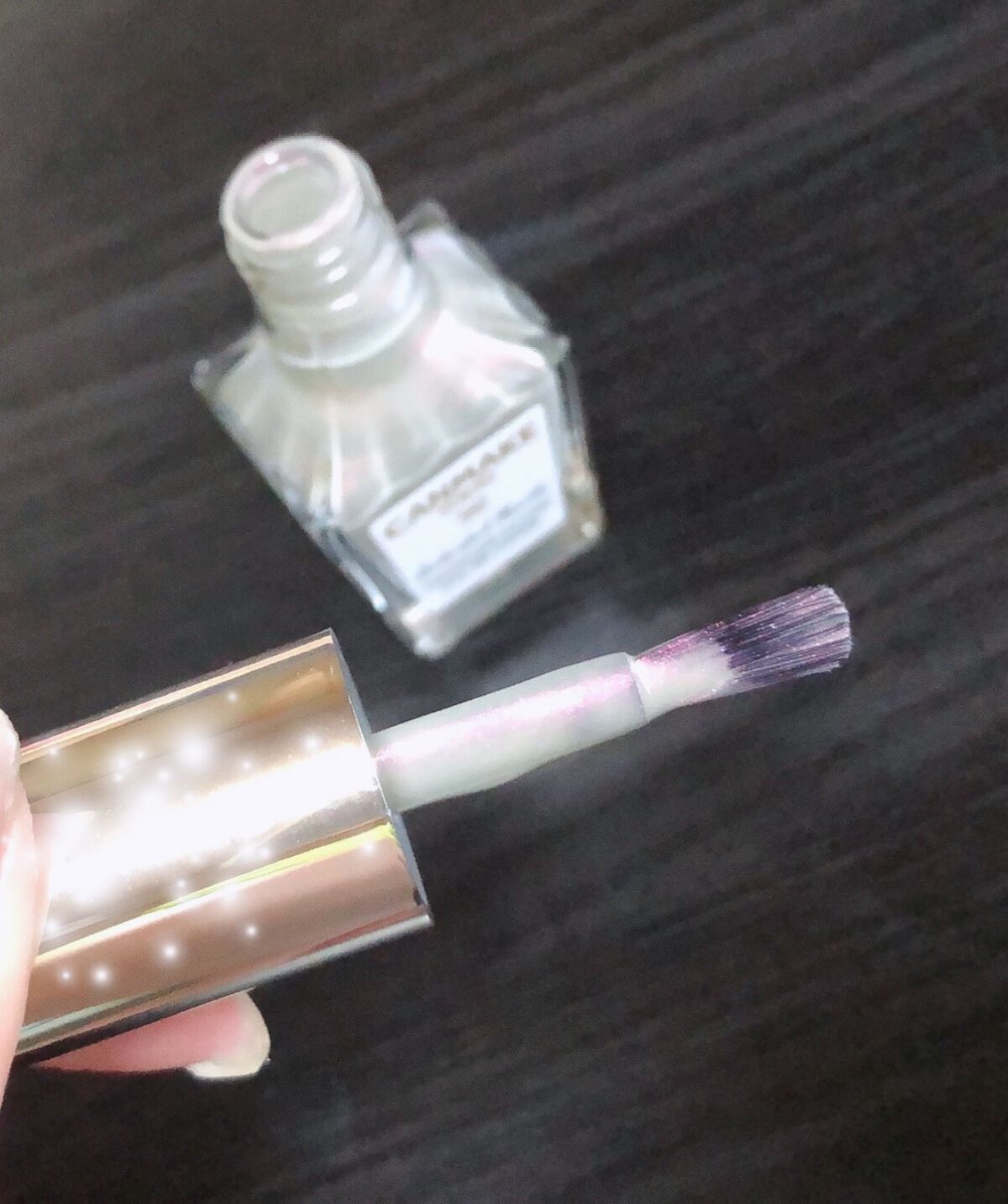 カラフルネイルズ N80 ベビーラグラス/キャンメイク/マニキュアを使ったクチコミ（3枚目）