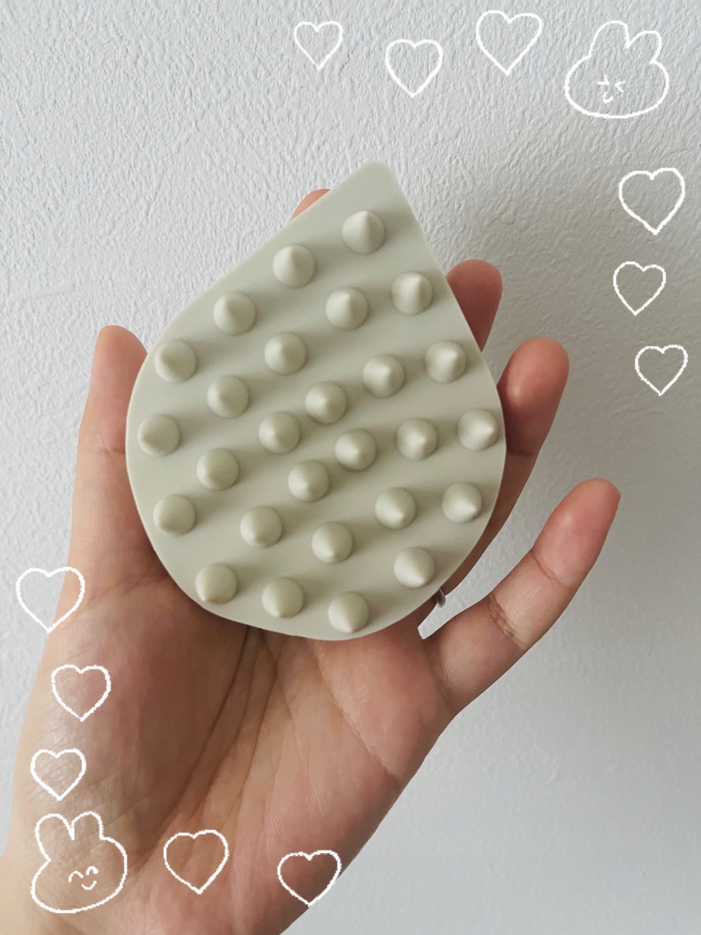 リラクシングマッサージブラシ/エトヴォス/スカルプブラシを使ったクチコミ(2枚目)