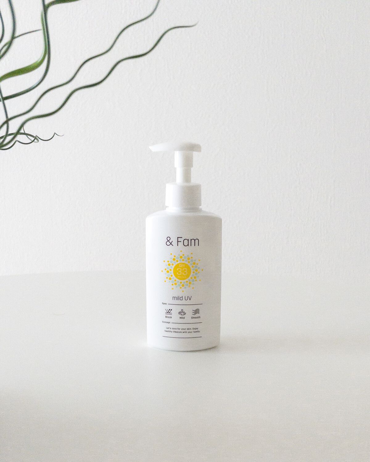 マイルドUV SPF33 PA＋＋＋/＆ Fam/日焼け止めジェルを使ったクチコミ（1枚目）