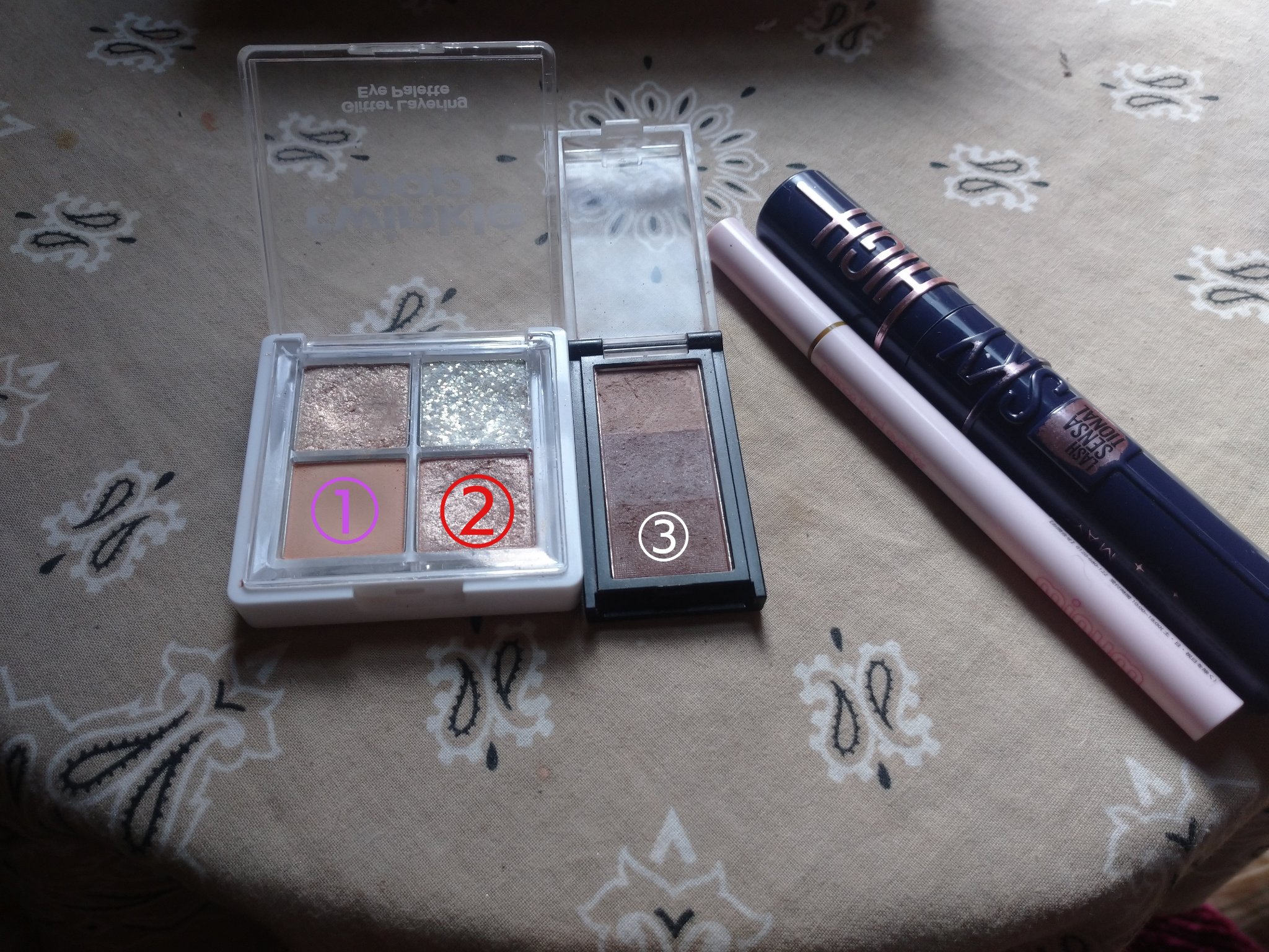 ニュアンスリキッドアイライナー 04 キャラメルブラウン/minum/リキッドアイライナーを使ったクチコミ（1枚目）