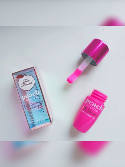 ピーチブルーム リップ & チーク ティント/Too Faced/リキッドチークを使ったクチコミ(2枚目)