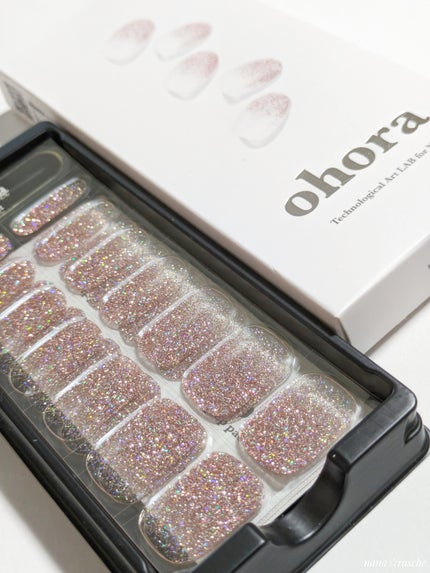 セミキュアジェルネイル(ハンド)/ohora/ネイルシールを使ったクチコミ(2枚目)