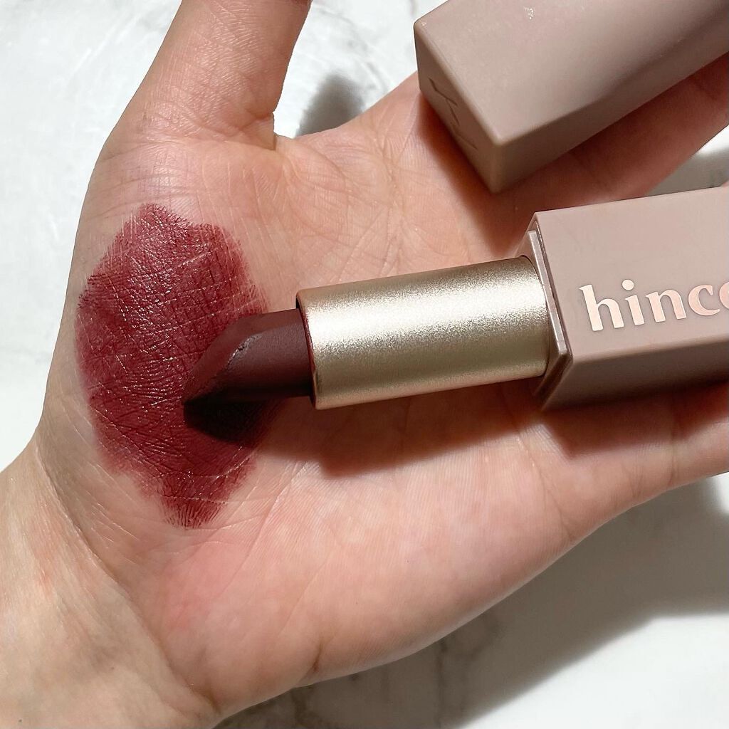 ムードインハンサーマット /hince/口紅を使ったクチコミ(3枚目)