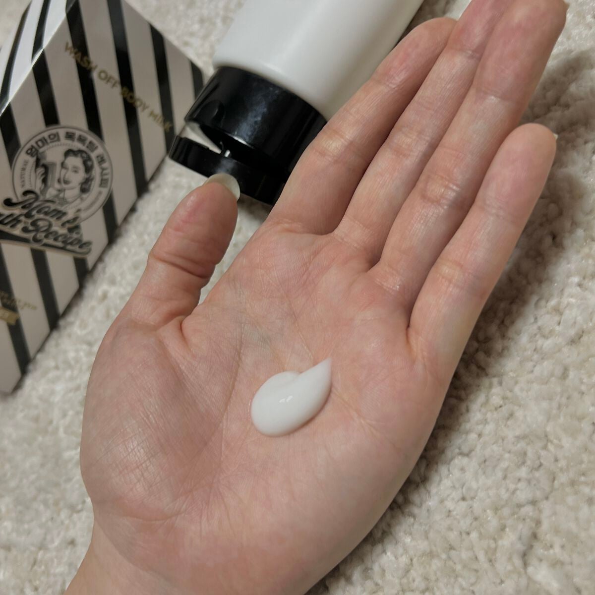 ウォッシュオフ ボディミルク/Mom’s Bath Recipe/ボディミルクを使ったクチコミ(2枚目)