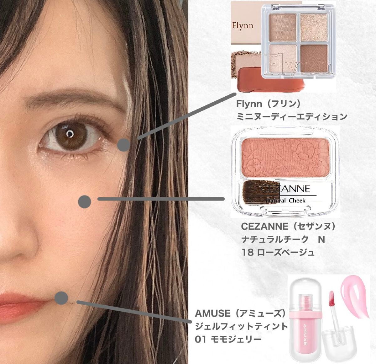 ナチュラル チークN/CEZANNE/パウダーチークを使ったクチコミ(1枚目)