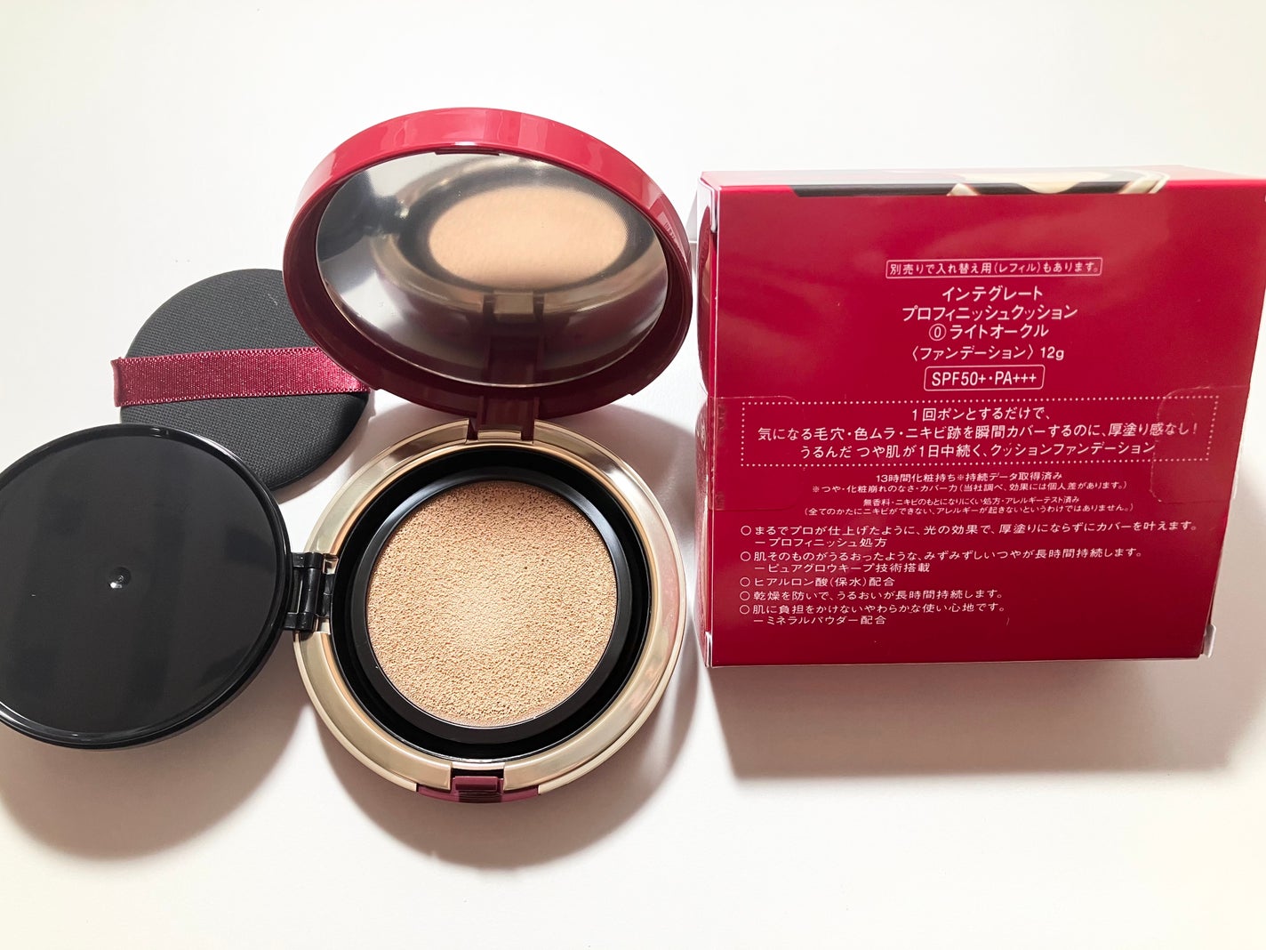 インテグレート プロフィニッシュクッション/インテグレート/クッションファンデーションを使ったクチコミ(2枚目)