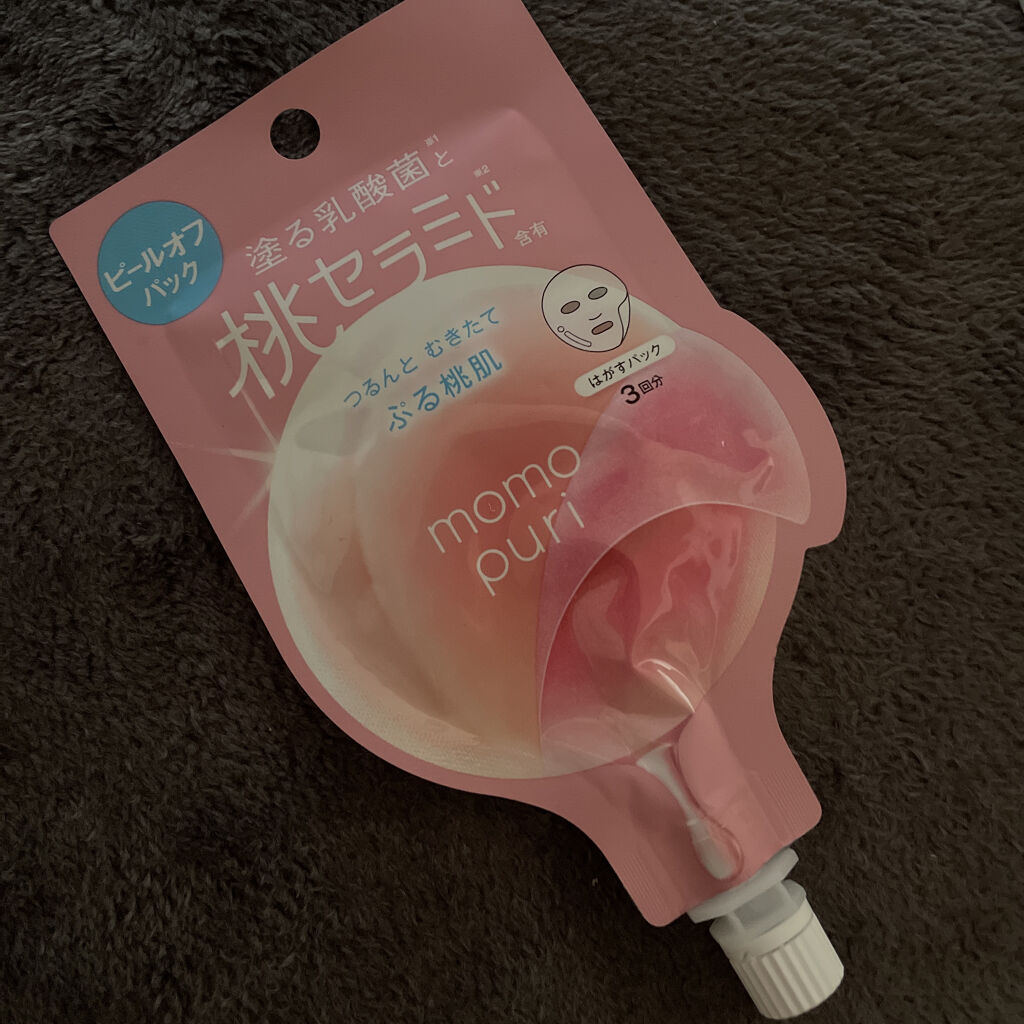 ももぷり フレッシュピールオフパック/ももぷり/ピーリングを使ったクチコミ（2枚目）