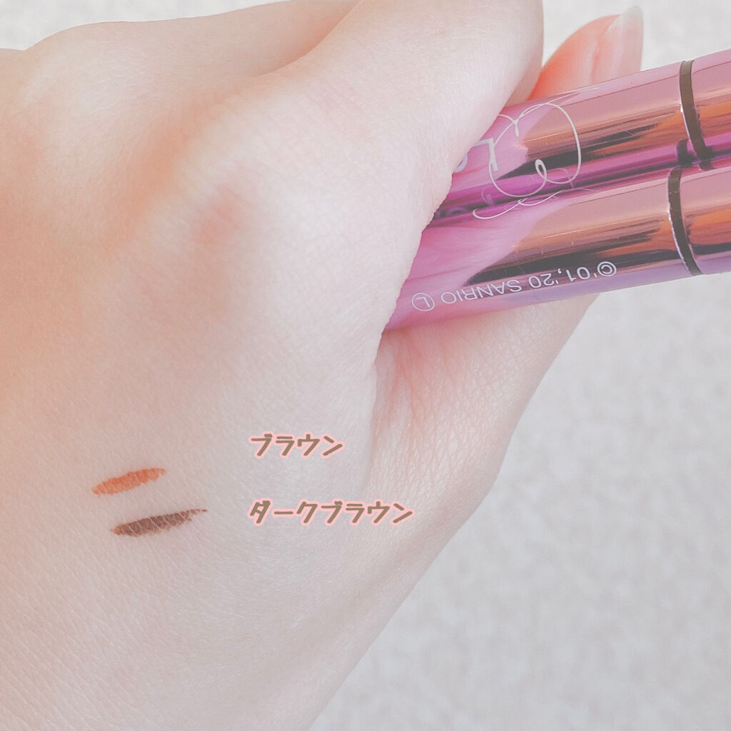 ラブ・ライナー リキッド 「シナモロール」限定デザイン ダークブラウン/ラブ・ライナー/リキッドアイライナーを使ったクチコミ（2枚目）