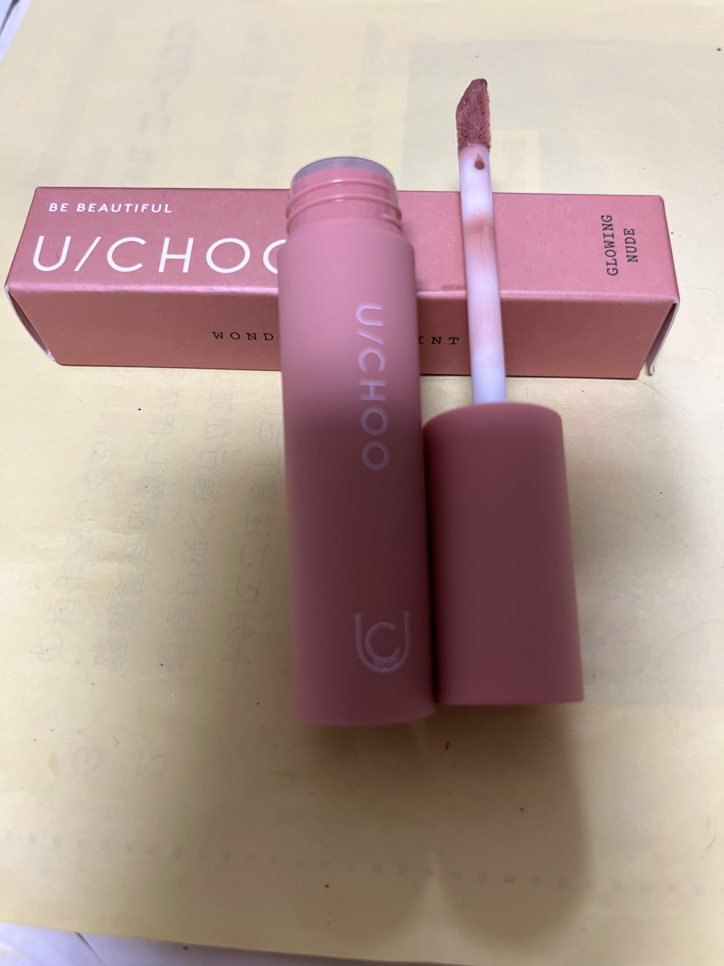  ワンダー リップティント グロウイングヌード(GLOWING NUDE)/U/CHOO/リップティントを使ったクチコミ（1枚目）