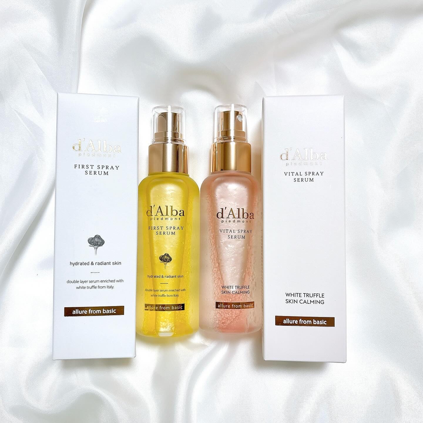 ダルバ ホワイトトリュフバイタルスプレーセラム/ダルバ/ミスト状化粧水を使ったクチコミ（2枚目）