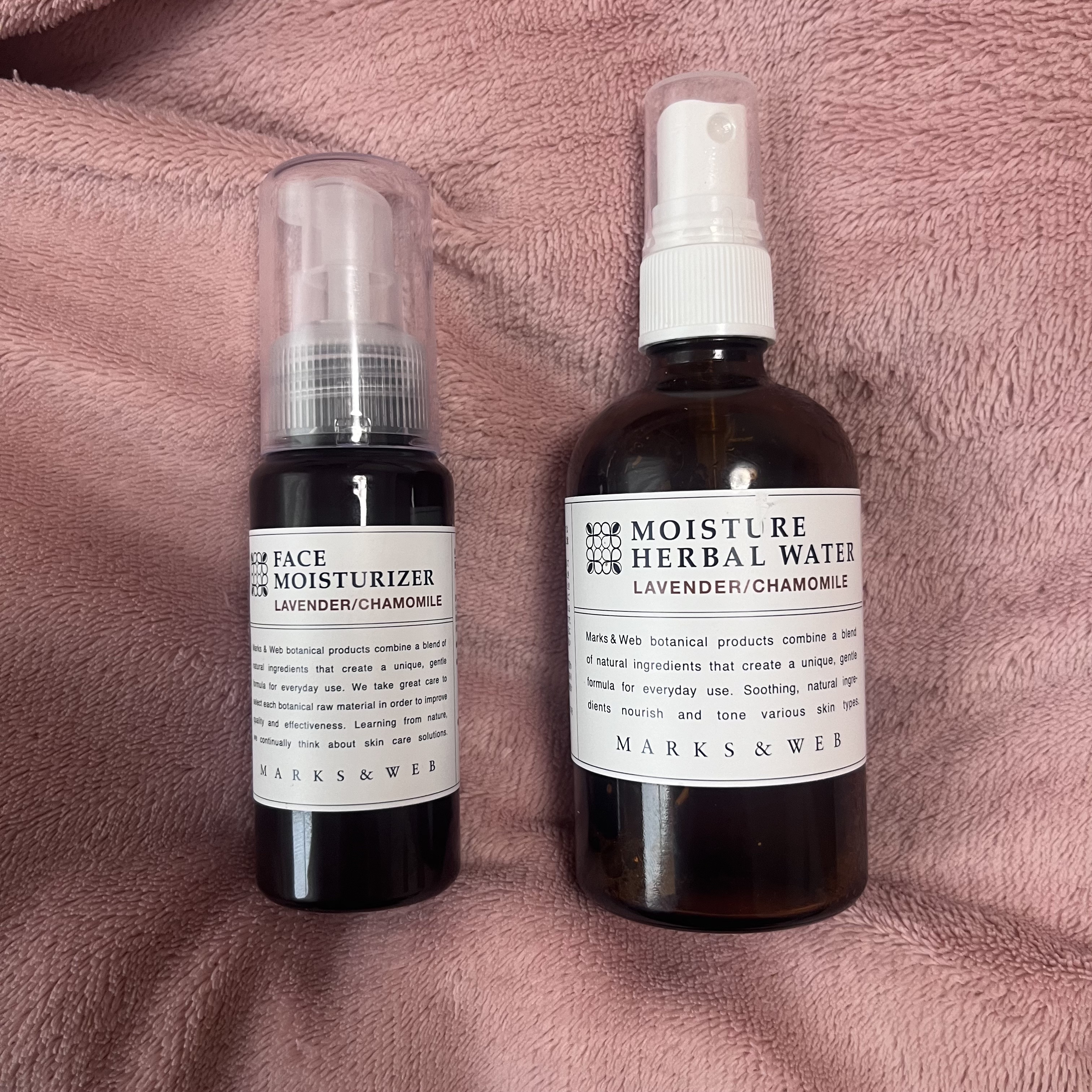ハーバルモイスチャーライザー ラベンダー／カモミール/MARKS&WEB/美容液を使ったクチコミ（1枚目）