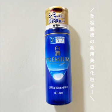 白潤プレミアム薬用浸透美白化粧水/肌ラボ/化粧水を使ったクチコミ（1枚目）