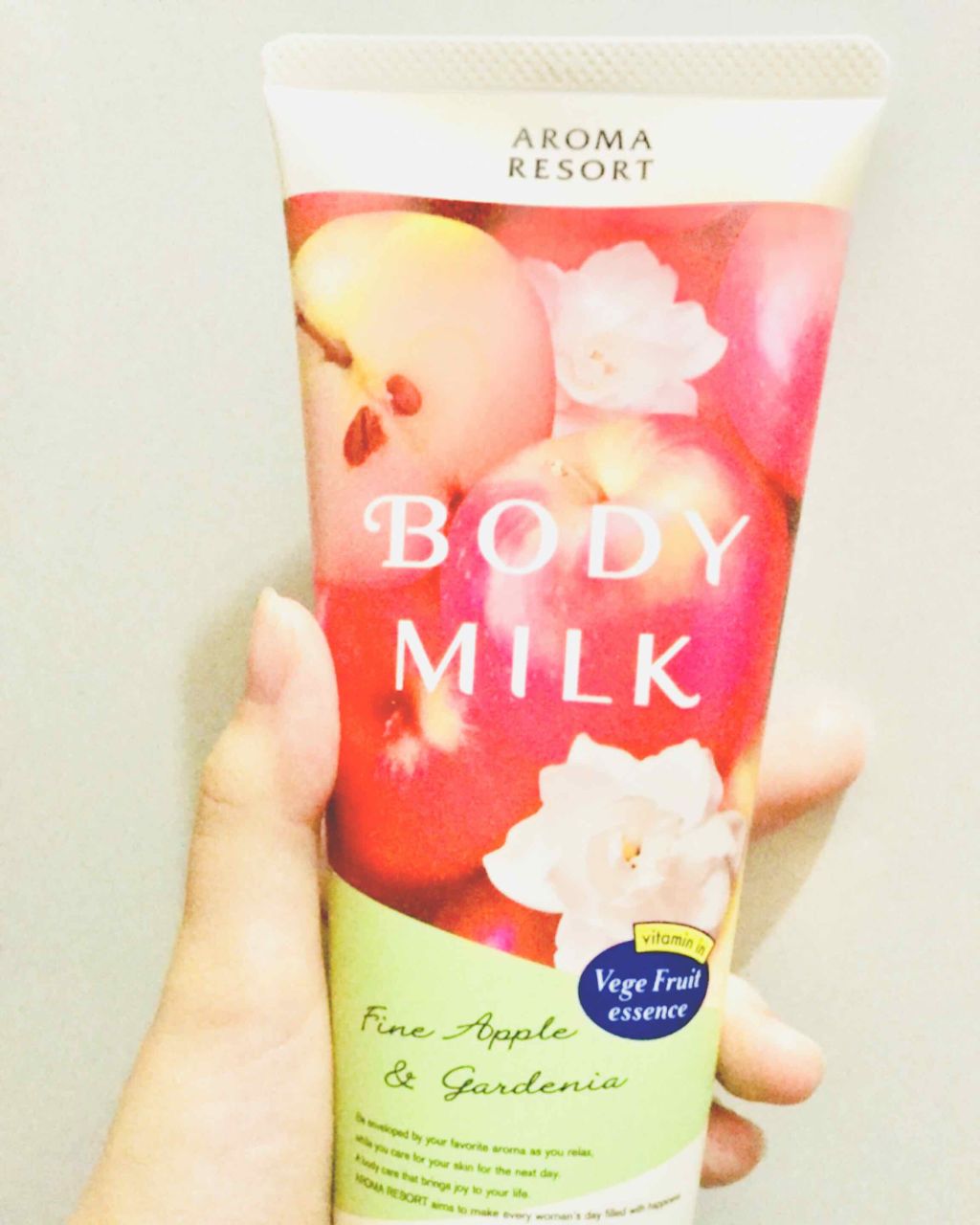ボディミルク  ファインアップル&ガーデニアの香り/アロマリゾート/ボディミルクを使ったクチコミ（1枚目）