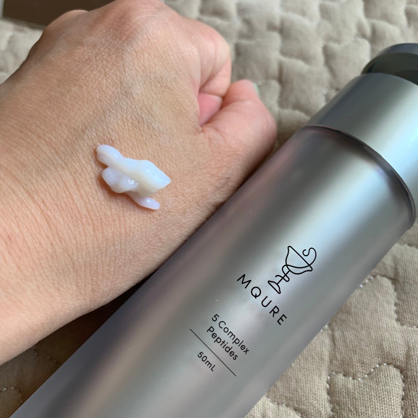 モレキュラーリペアヘアセラム/MQURE/アウトバストリートメントを使ったクチコミ(2枚目)